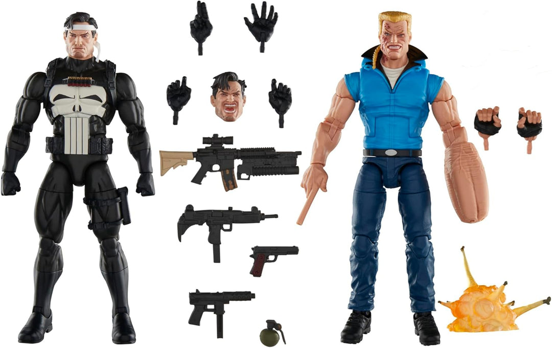 Marvel Legends Series Punisher y Bushwacker, figuras de acción cole...