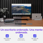 Base para MacBook Pro de 14" (M1-M5) - Dual 4K a 60Hz, 2X TB4 USB-C, 140W