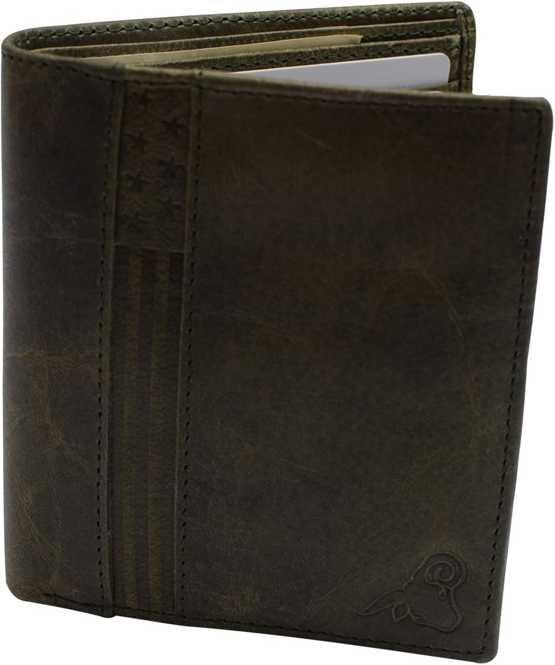 Swiss Marshall Cartera europea de piel de cordero con bloqueo RFID...