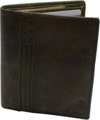 Swiss Marshall Cartera europea de piel de cordero con bloqueo RFID...