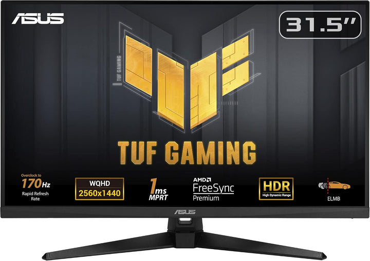 ASUS TUF Gaming Monitor HDR de 31.5 pulgadas 1440P (VG32AQA1A) - QH...