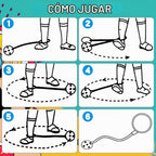 Juguetes para saltar al tobillo para niños, equipo de ejercicio de salto, paquete de 20