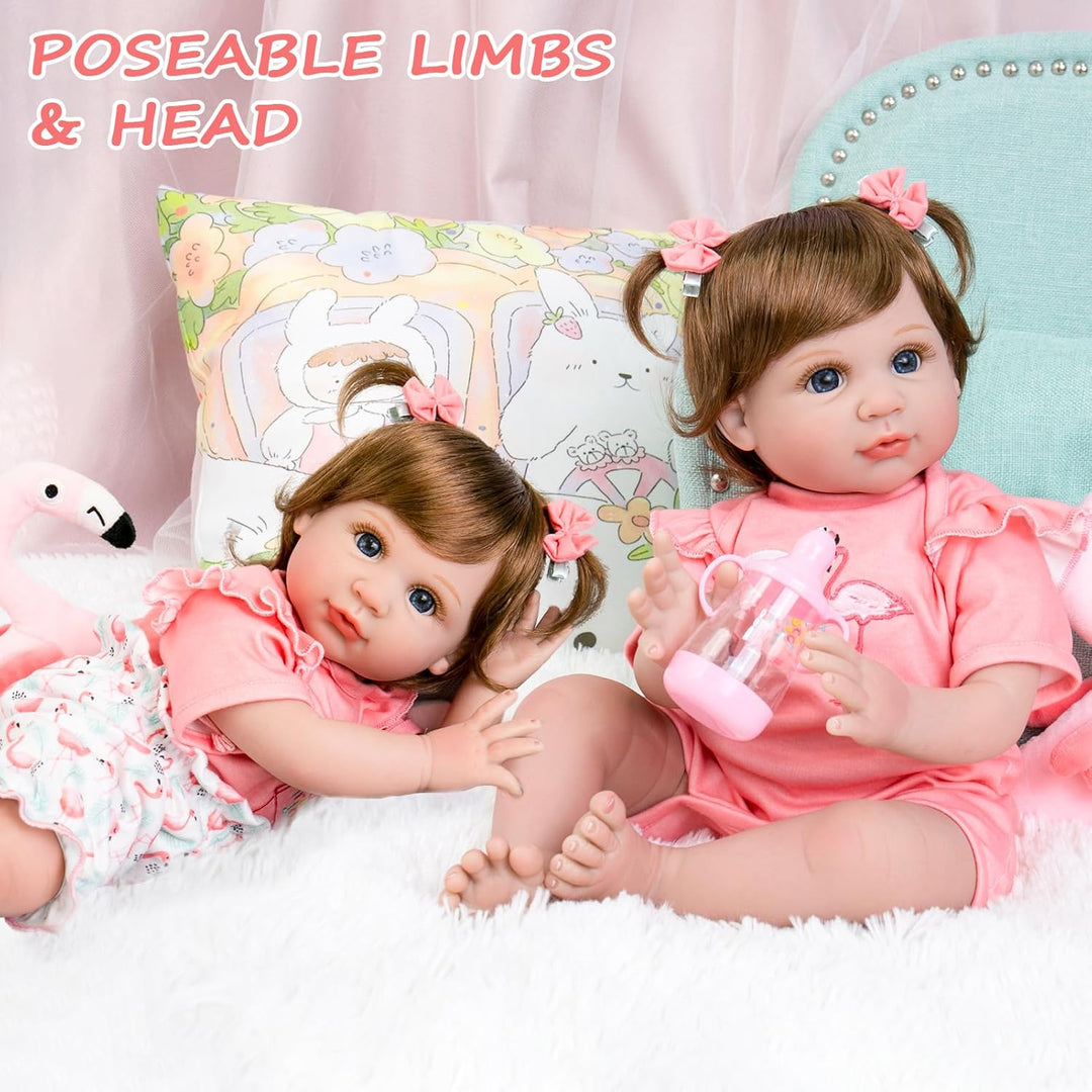 Aori Muñeca de bebé renacida realista para niñas - Muñecas de bebé...
