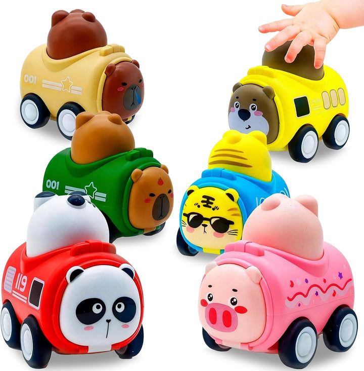 Snugzy Press to Go - Juguetes de coche para niños pequeños de 1 a 3...