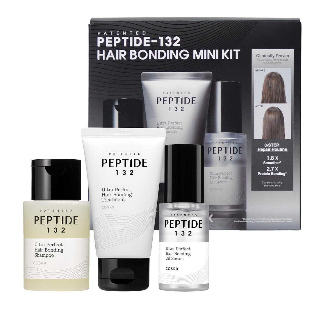 COSRX PEPTIDE-132 - Mini kit de vinculación para el cabello, champú...