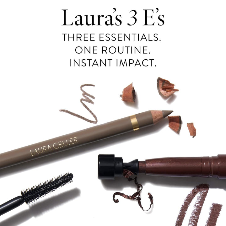 LAURA GELLER Laura's 3 E's Kit de cejas, pestañas y delinea...