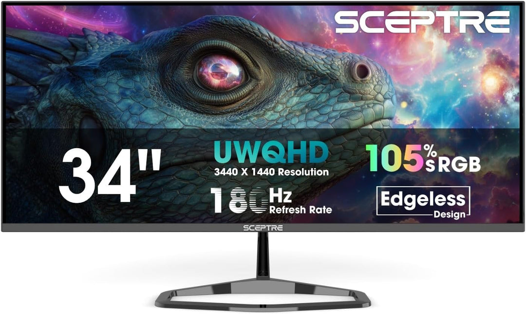 Sceptre - Monitor de juegos Prime de 34 pulgadas 3440 x 1440 hasta...