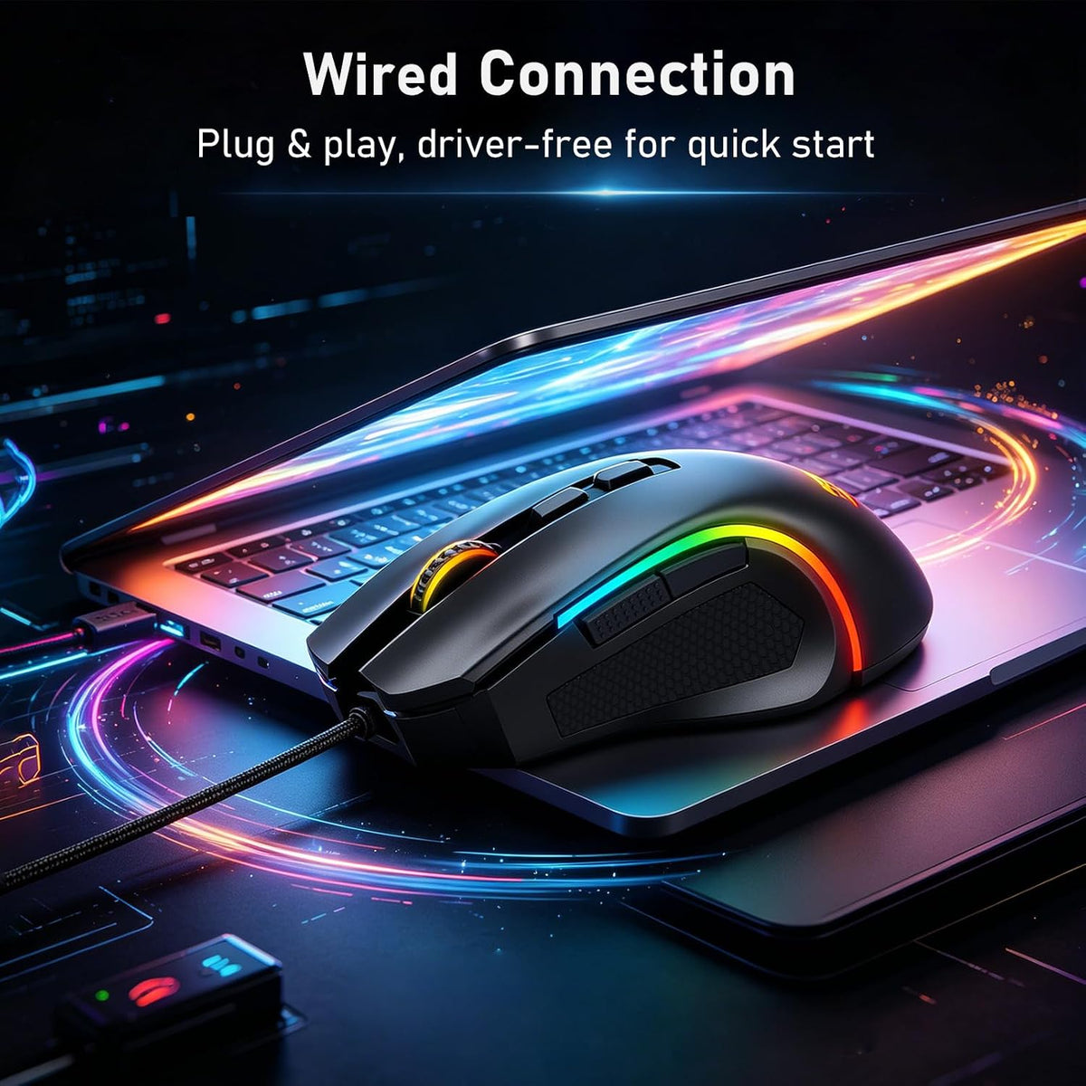 Redragon Ratón para juegos con cable M602 PRO