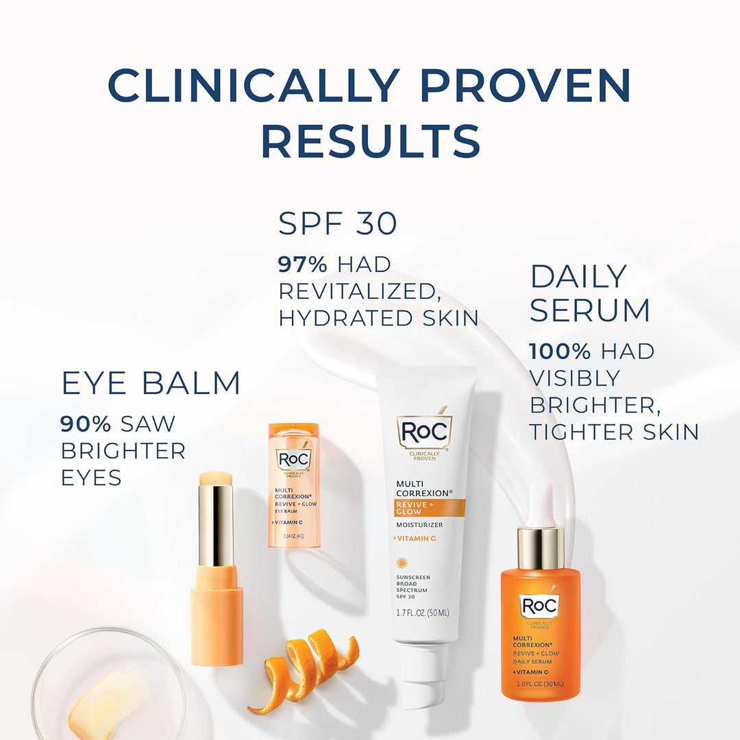 RoC Multi Correxion Revive + Glow Vitamin C Rutina de cuidado de la...
