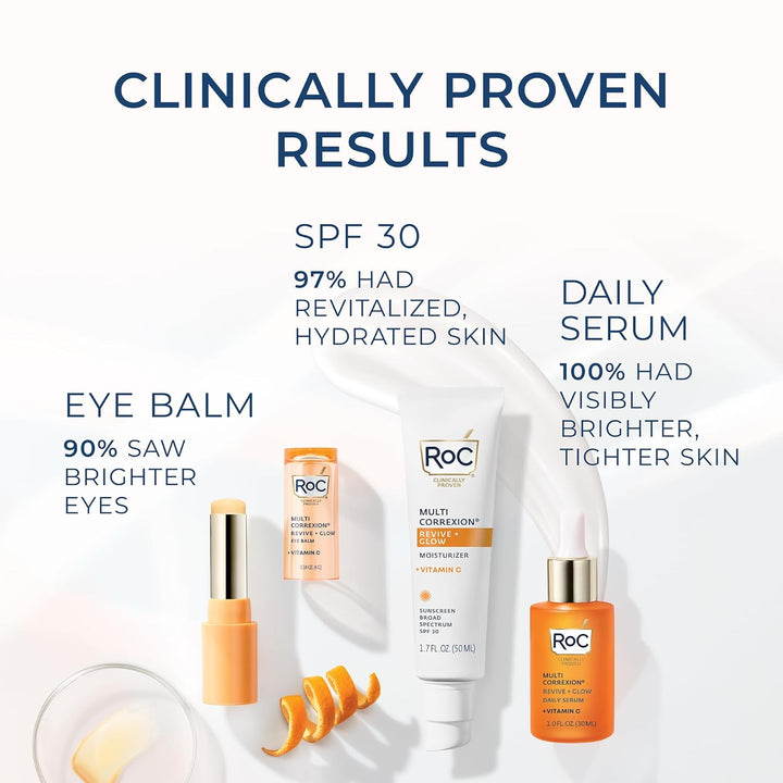 RoC Multi Correxion Revive + Glow Vitamin C Rutina de cuidado de la...