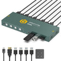 Conmutador KVM HDMI para 4 computadoras 1 monitor, 4K@60HZ 4 puertos KVM