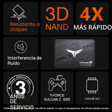 TEAMGROUP T-Force Vulcan Z SATA III T253TZ001T0C101 - SSD interna d...