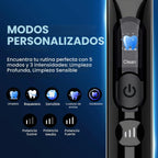 Cepillo de dientes eléctrico con sensor de presión, negro