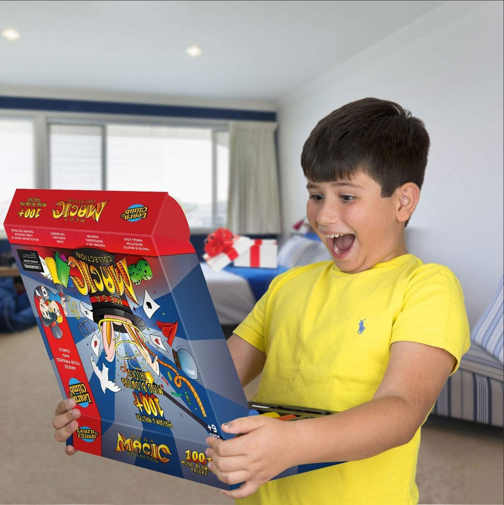 Kit grande de trucos de magia para niños. Haz cientos de los trucos emocionantes de la actualidad. DVD explicatorio incluido, versión español no garantizada