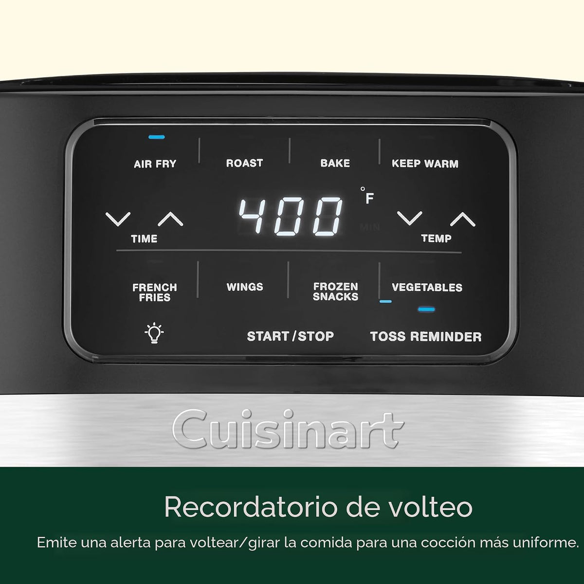 Cuisinart Freidora de aire, freidora de cesta de 4.5 cuartos con 4