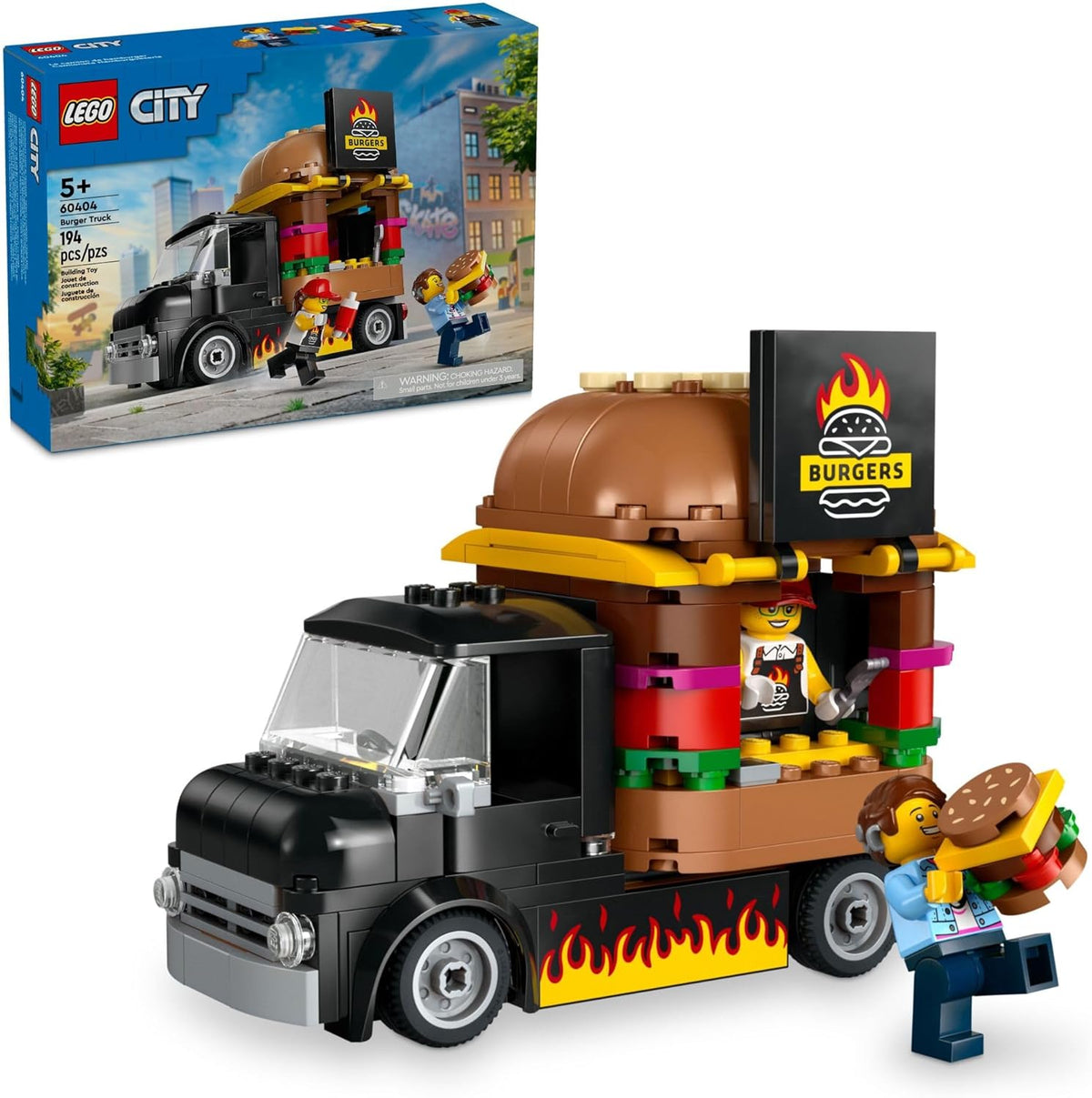 LEGO City Burger Truck - Juego de construcción de juguete