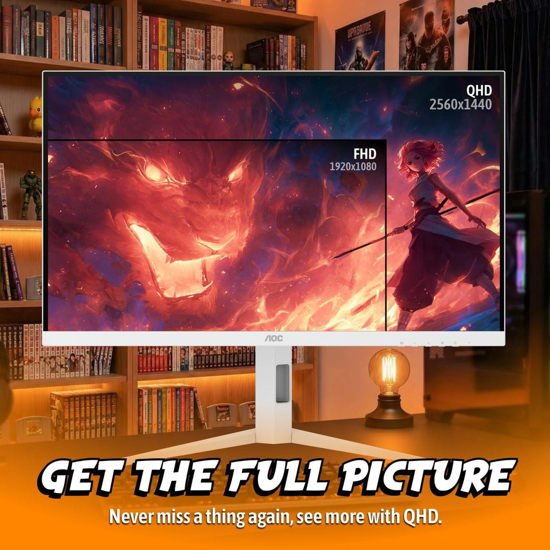 AOC Monitor para juegos Mini-LED de 27 pulgadas, QHD 2560×1440, 320...
