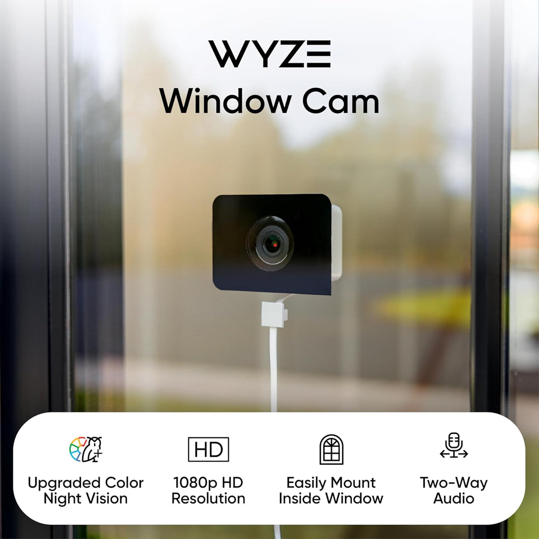 Wyze Cámara de ventana cámara de seguridad WiFi HD para