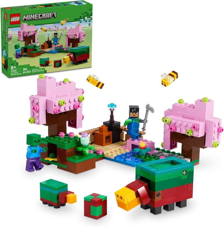LEGO Minecraft The Cherry Blossom Garden juguete de
