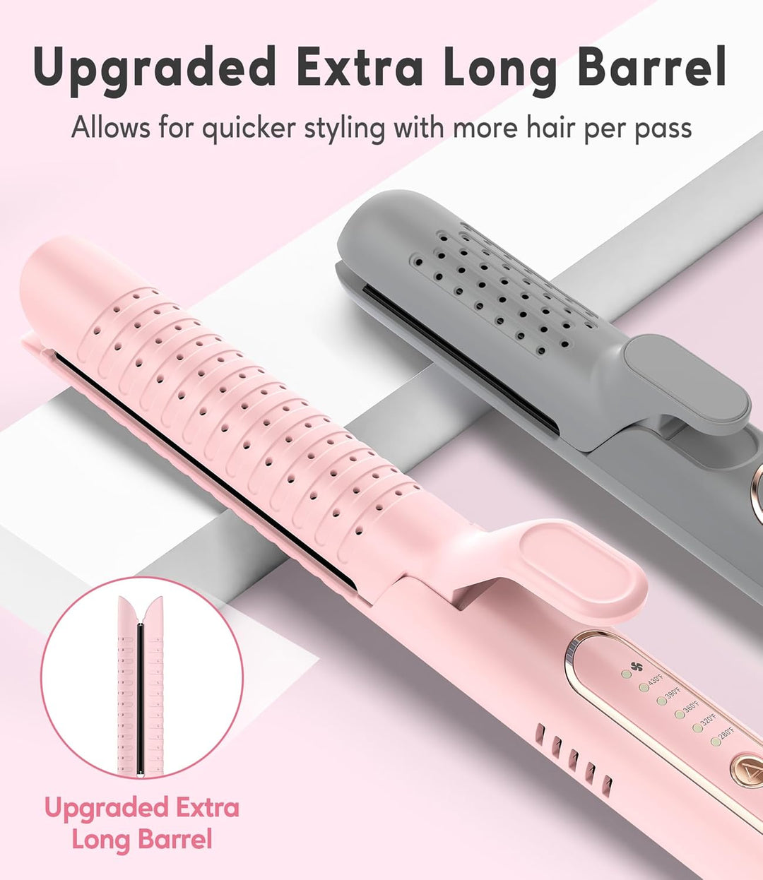 Farery Plancha rizadora de aire suave Chill Set: aire suave suave p...
