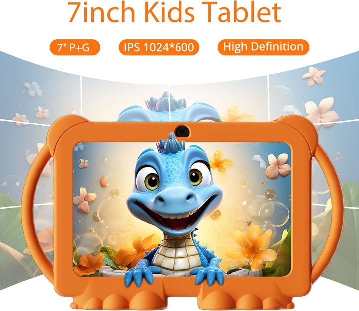 PEICHENG Tableta para niños de 7 pulgadas Android 12.0 para niños p...