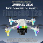 Drones para niños de 8 a 12 años con cámara – Drone con cámara para niños y principiantes, mini dron para niños con luces LED de lujo, pantalla FPV integrada de 2.4 pulgadas, baterías duales, regalo