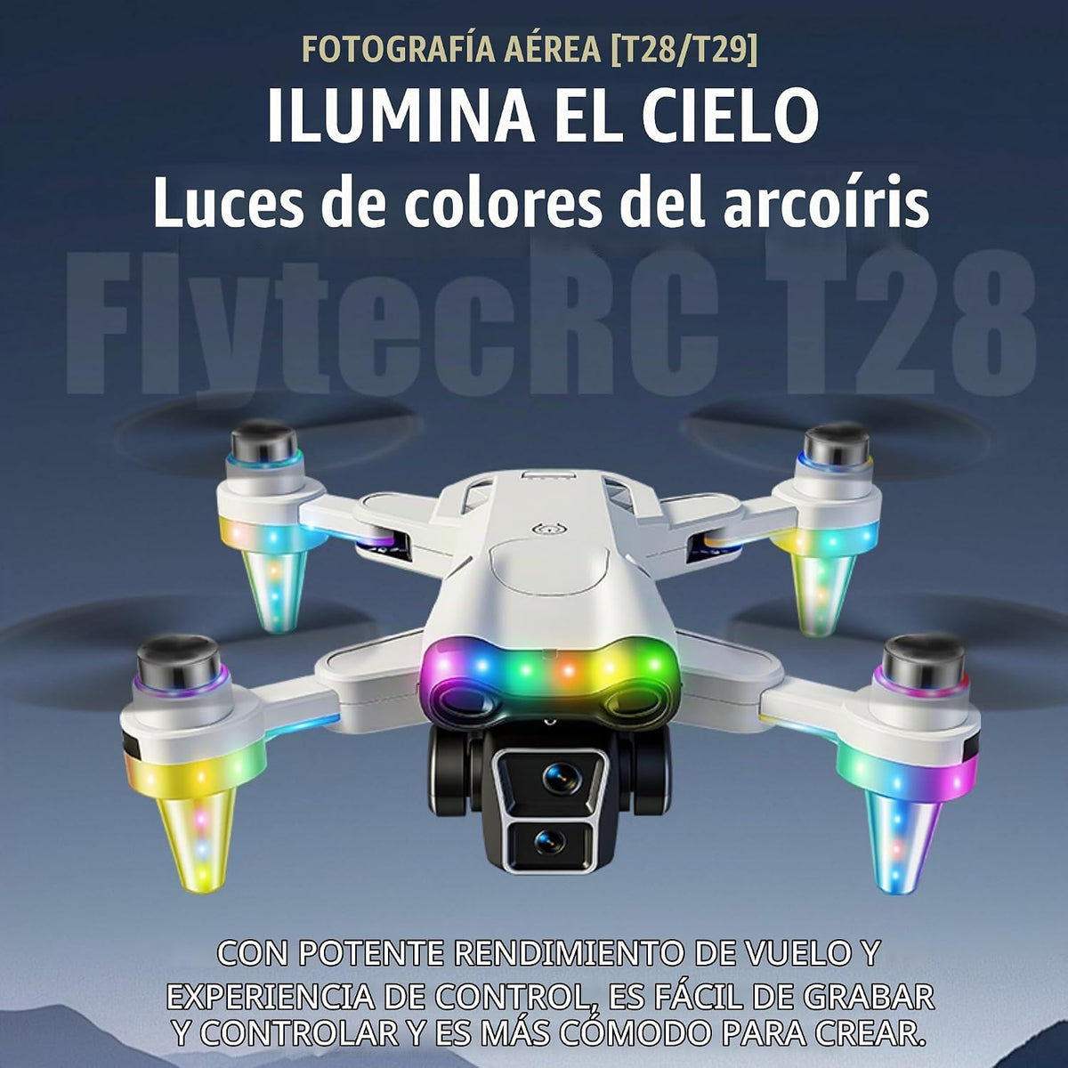 Drones para niños de 8 a 12 años con cámara – Drone con cámara para niños y principiantes, mini dron para niños con luces LED de lujo, pantalla FPV integrada de 2.4 pulgadas, baterías duales, regalo