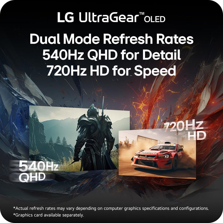 LG 27GX790B-B 27" Ultragear QHD (3440 x 1440) Monitor OLED para...