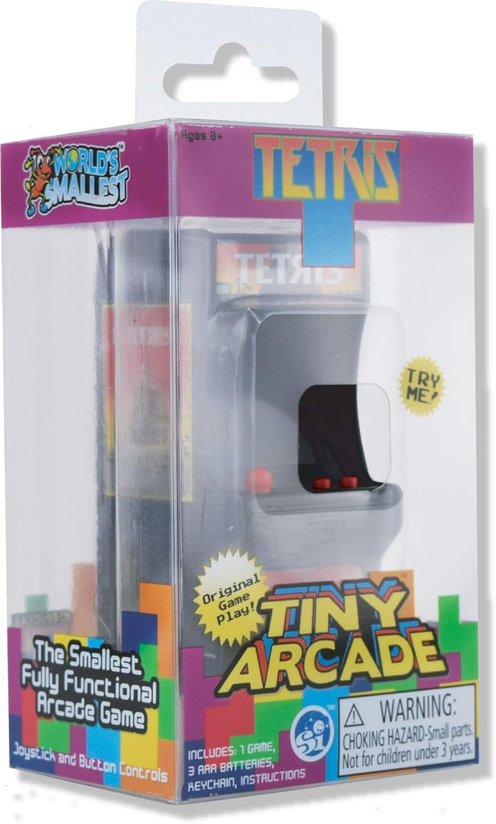 Tiny Arcade Tetris Mini juego retro (3.5 "): máquina de arcade...