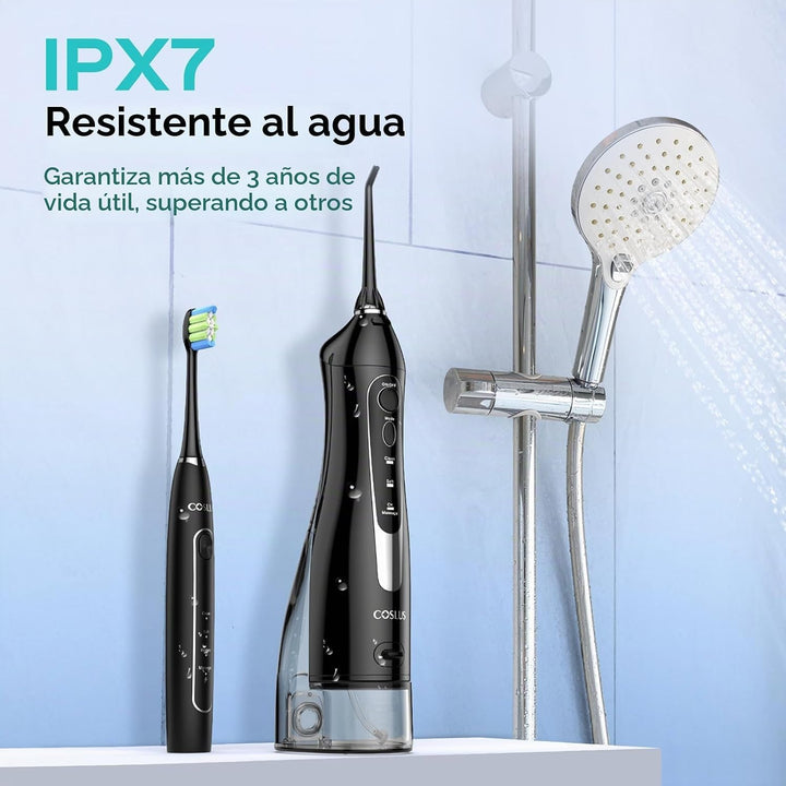 COSLUS C20 &amp; C41 Irrigador Dental Portátil con Cepillo de Dient...