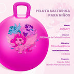 Pelota de tolva para niños de 3 a 8 años, bola hinchable de 18 pulgadas con asa, unicornio