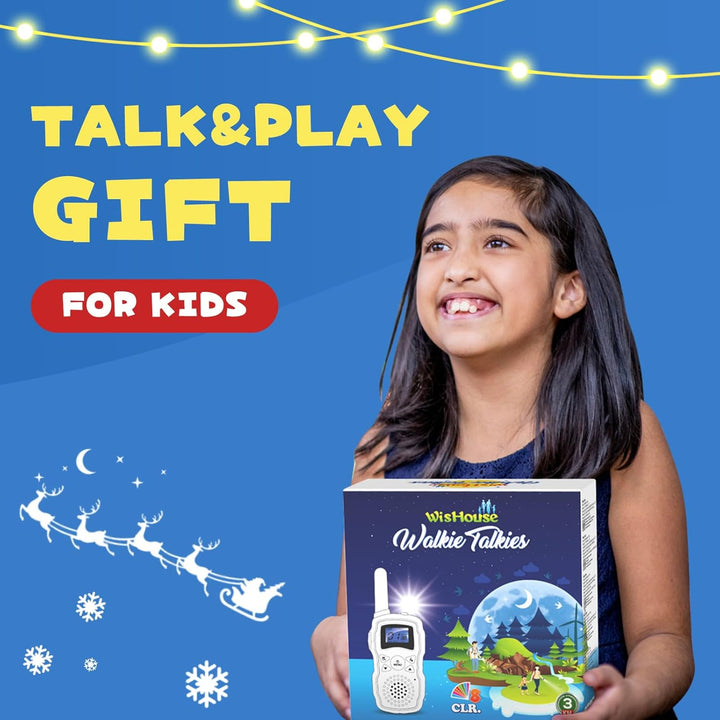 Wishouse Walkie Talkies para niños recargable