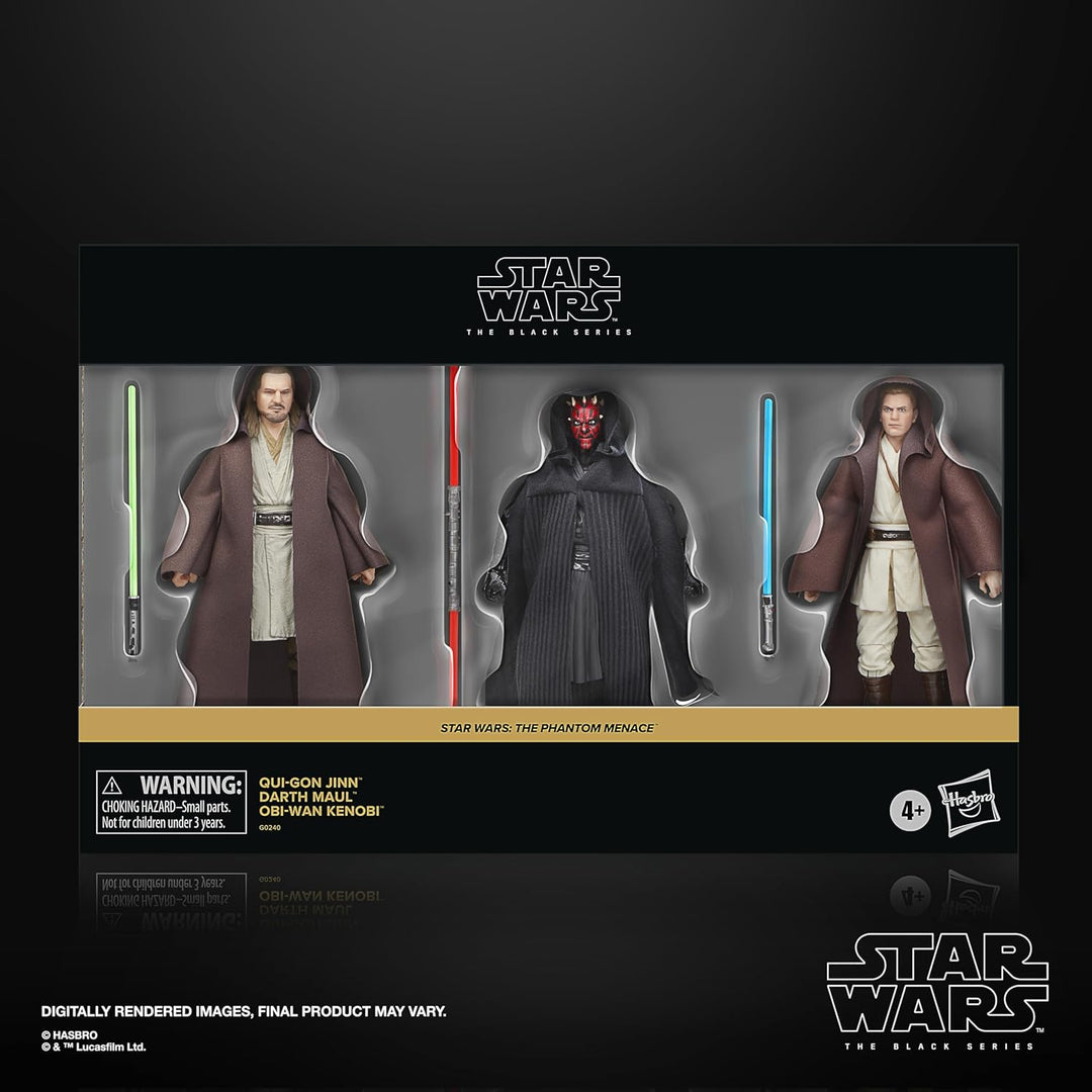 Star Wars The Black Series Qui-Gon Jinn, Darth Maul, OBI-Wan Kenobi...