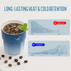 CHEERFUL GOAT Instant Cold Brew Coffe - Taza de viaje de café con forro de cerámica, café de bolsillo especial 100% arábica, liofilizado para una máxima frescura, sin azúcar, sin aditivos