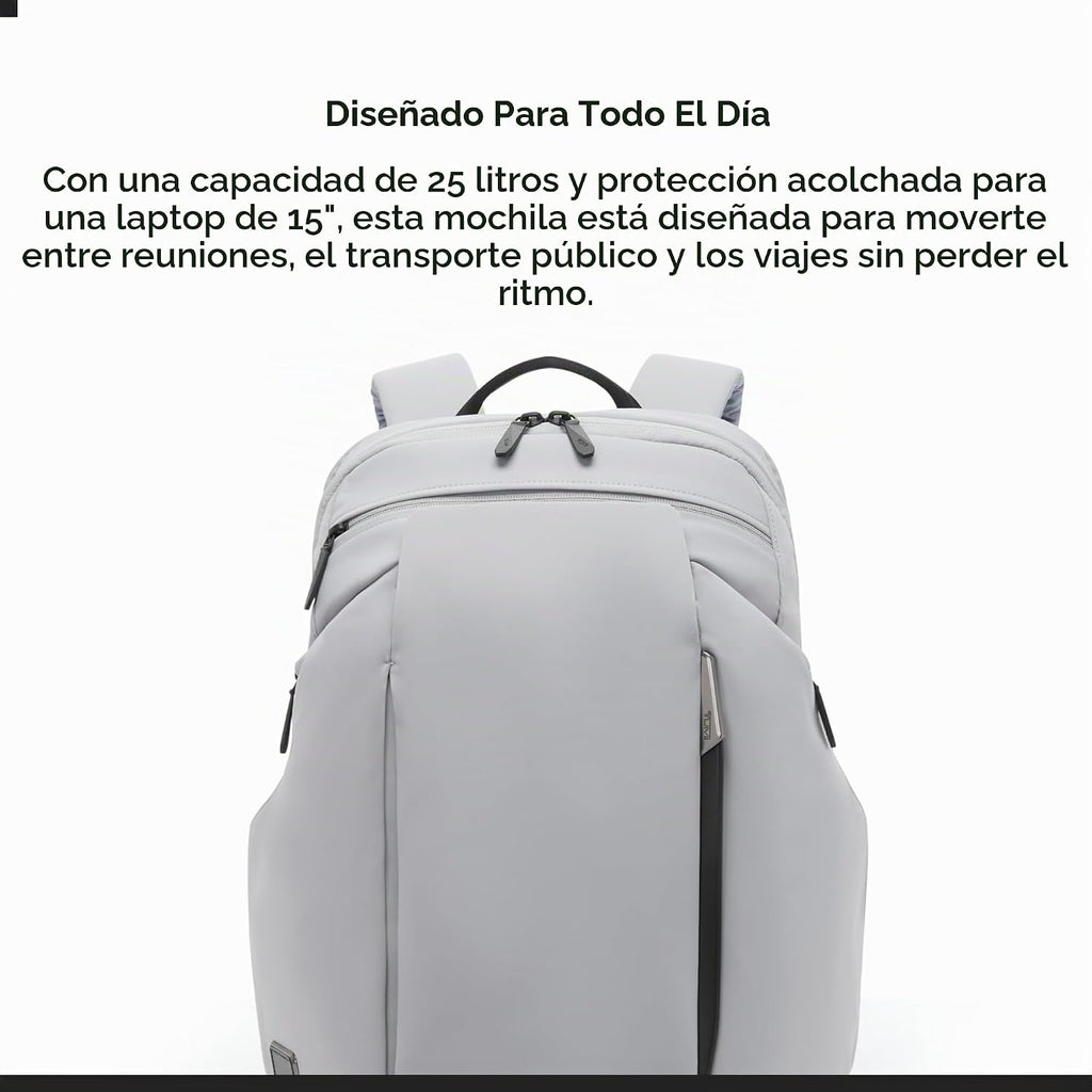 TUMI Axis Mochila grande de 25 litros, se adapta a portátiles de hasta 15