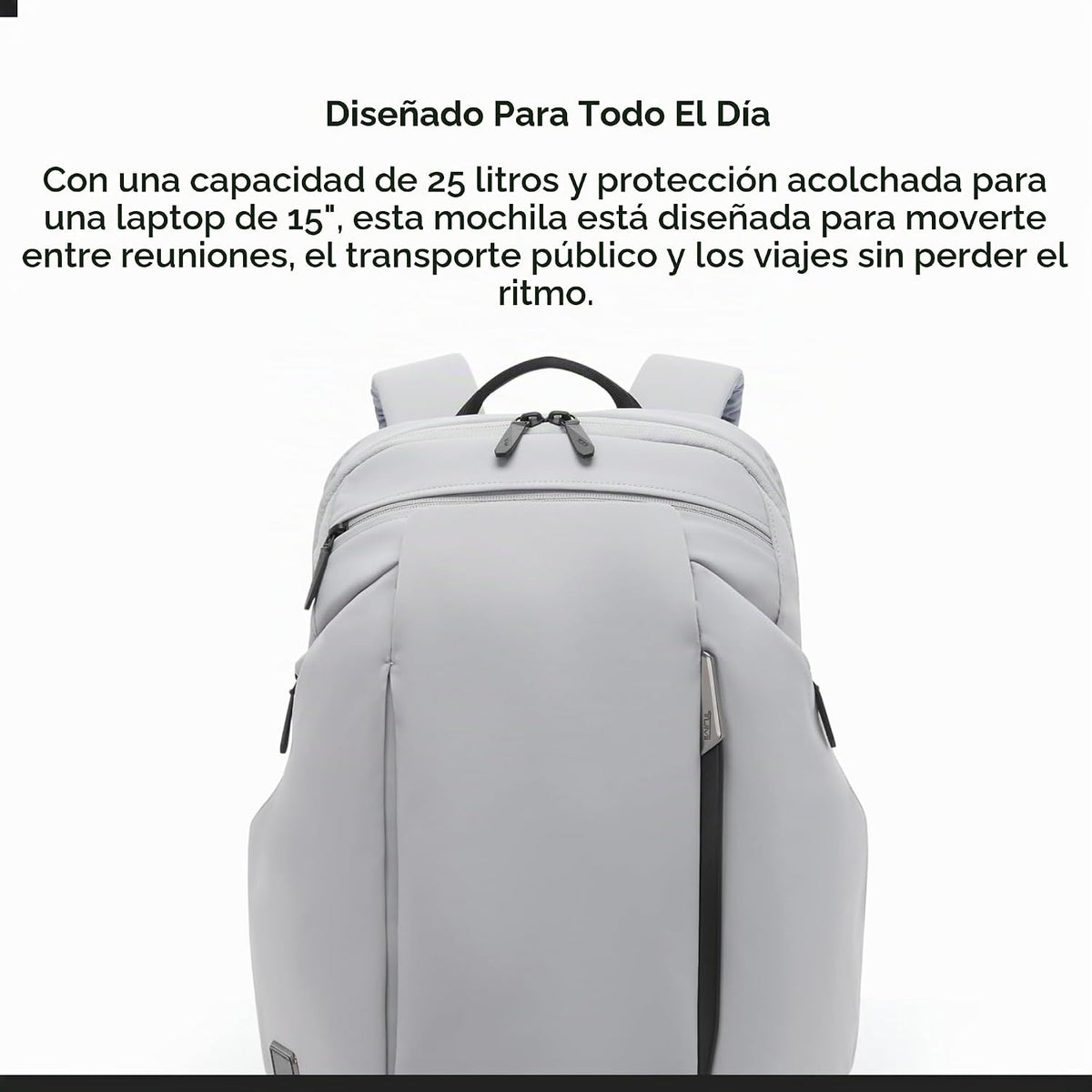 TUMI Axis Mochila grande de 25 litros, se adapta a portátiles de hasta 15