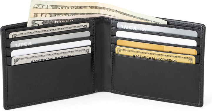 BERLINER BAGS Lincoln - Cartera de piel auténtica de alta calidad p...
