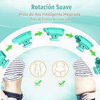 OurStarry - Aro de Ejercicio con Peso de 34 Nudos de Tamaño Grande, Anillo Inteligente de Cintura para Pérdida de Peso en Adultos