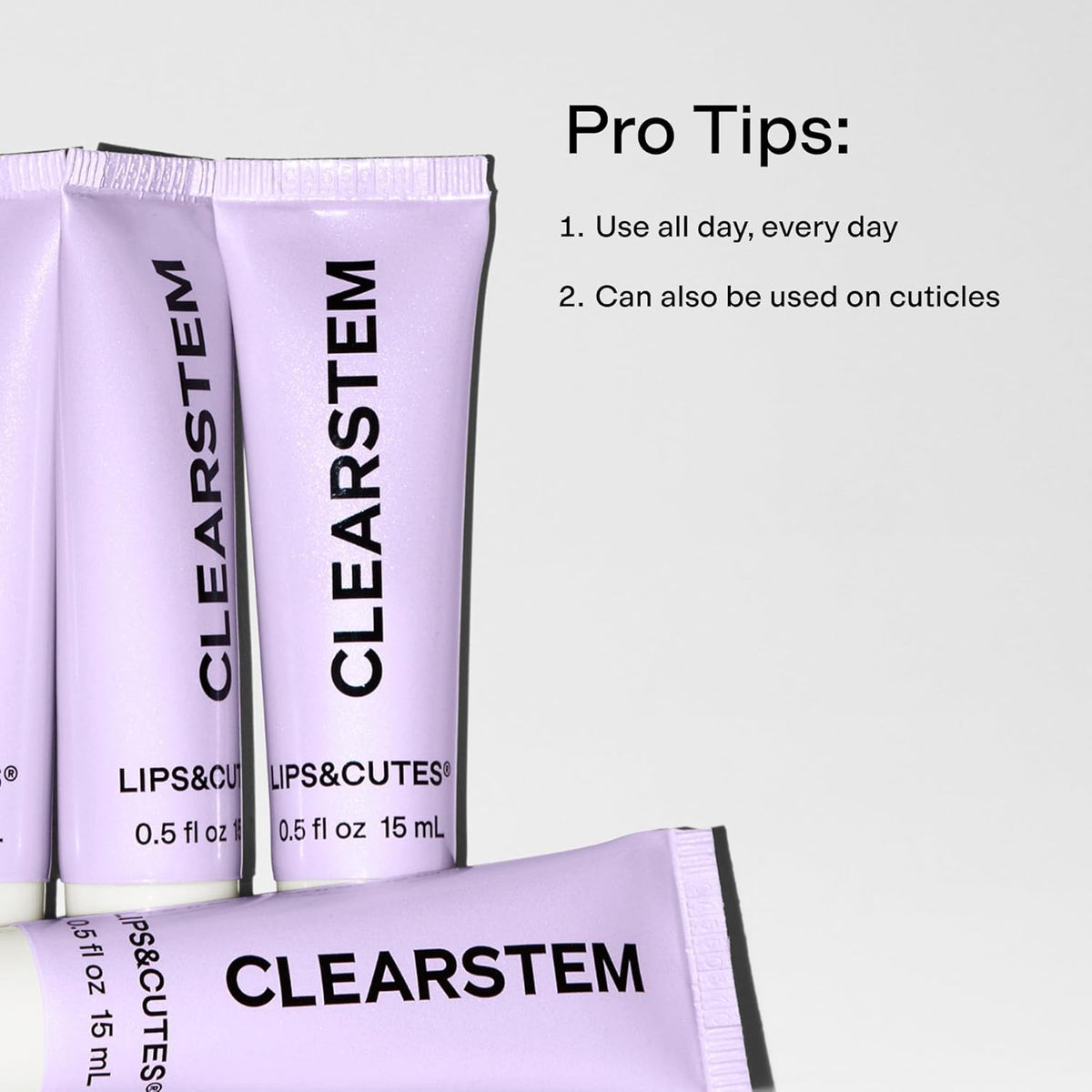 CLEARSTEM LIPS&amp;CUTES Bálsamo labial y cuidado de cutículas, bál...