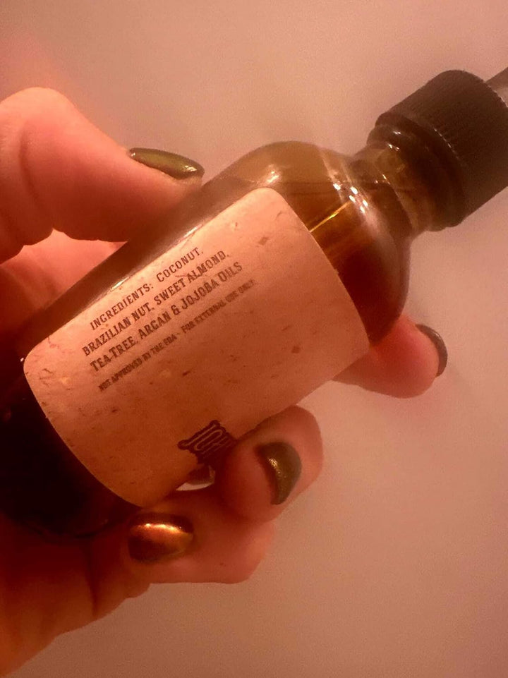 Johnny Slicks Aceite orgánico para barba | Hidrata, suaviza, promue...