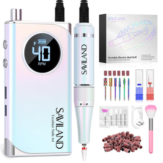 SAVILAND Advance - Taladro de uñas para uñas acrílicas profesional:...