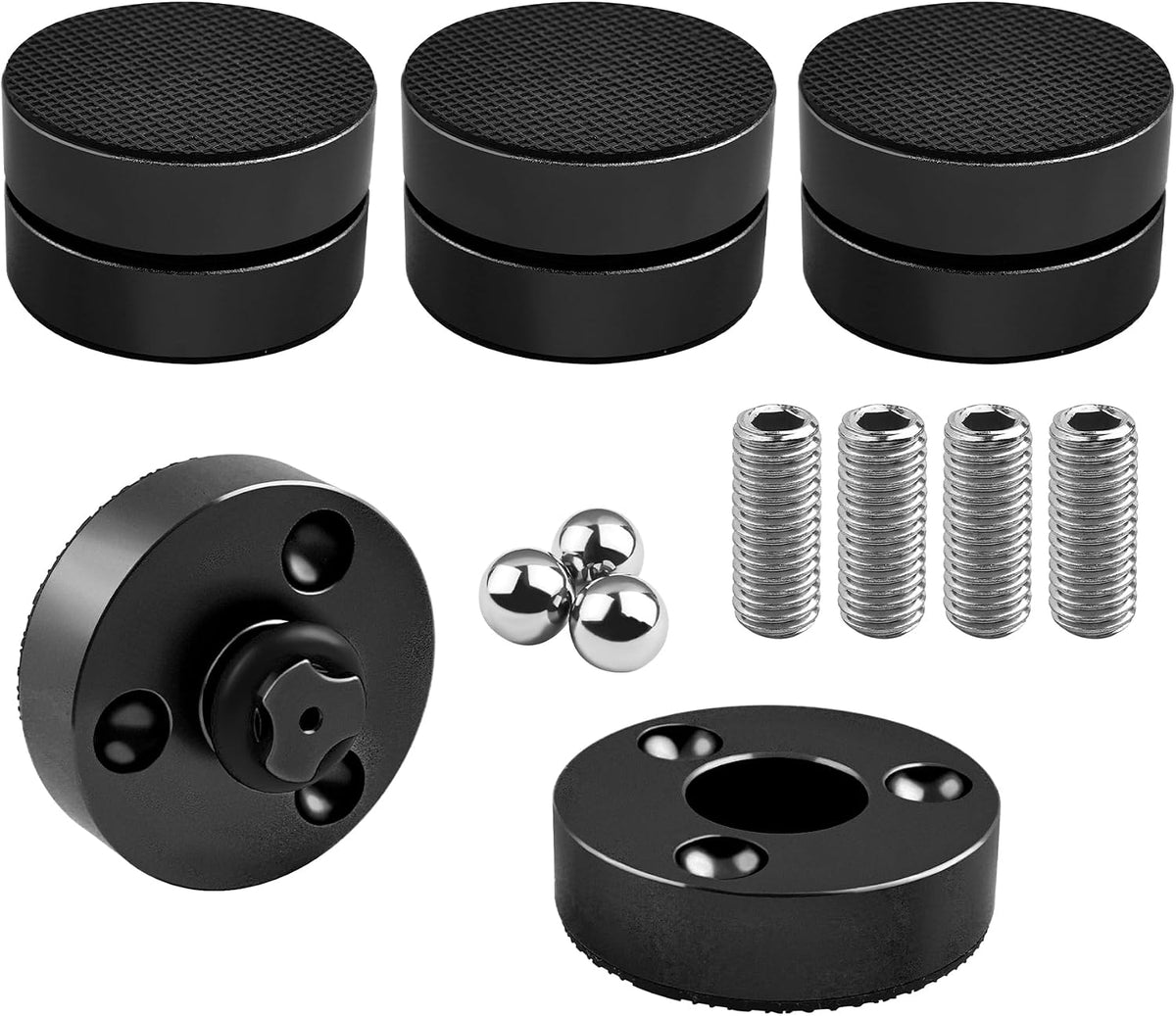 Pies de aislamiento de audio HiFi para tocadiscos, 4 paquetes, color