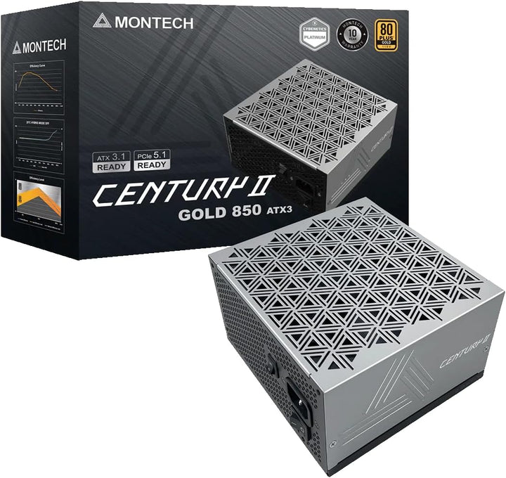 MONTECH Century II - Fuente de alimentación de gama alta para juego...