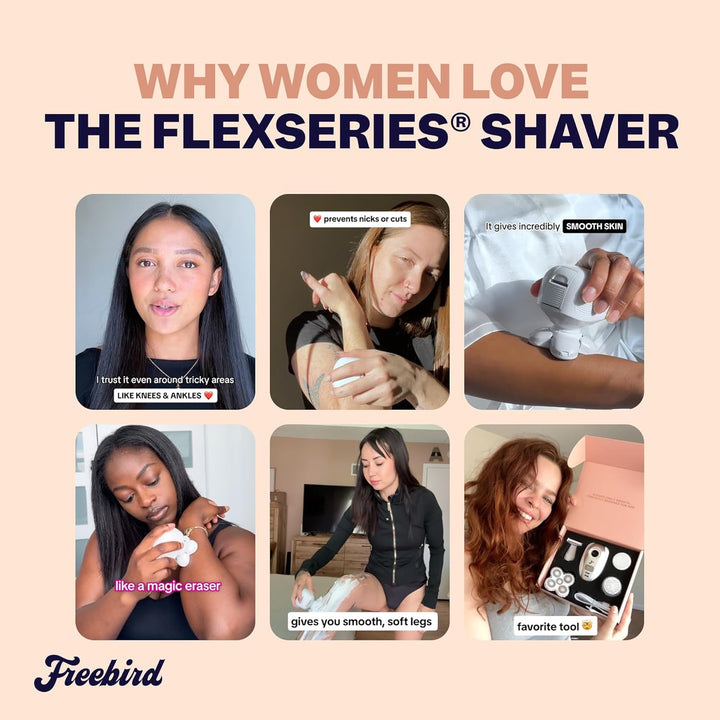 Freebird FlexSeries - Maquinilla de afeitar eléctrica para mujer, p...
