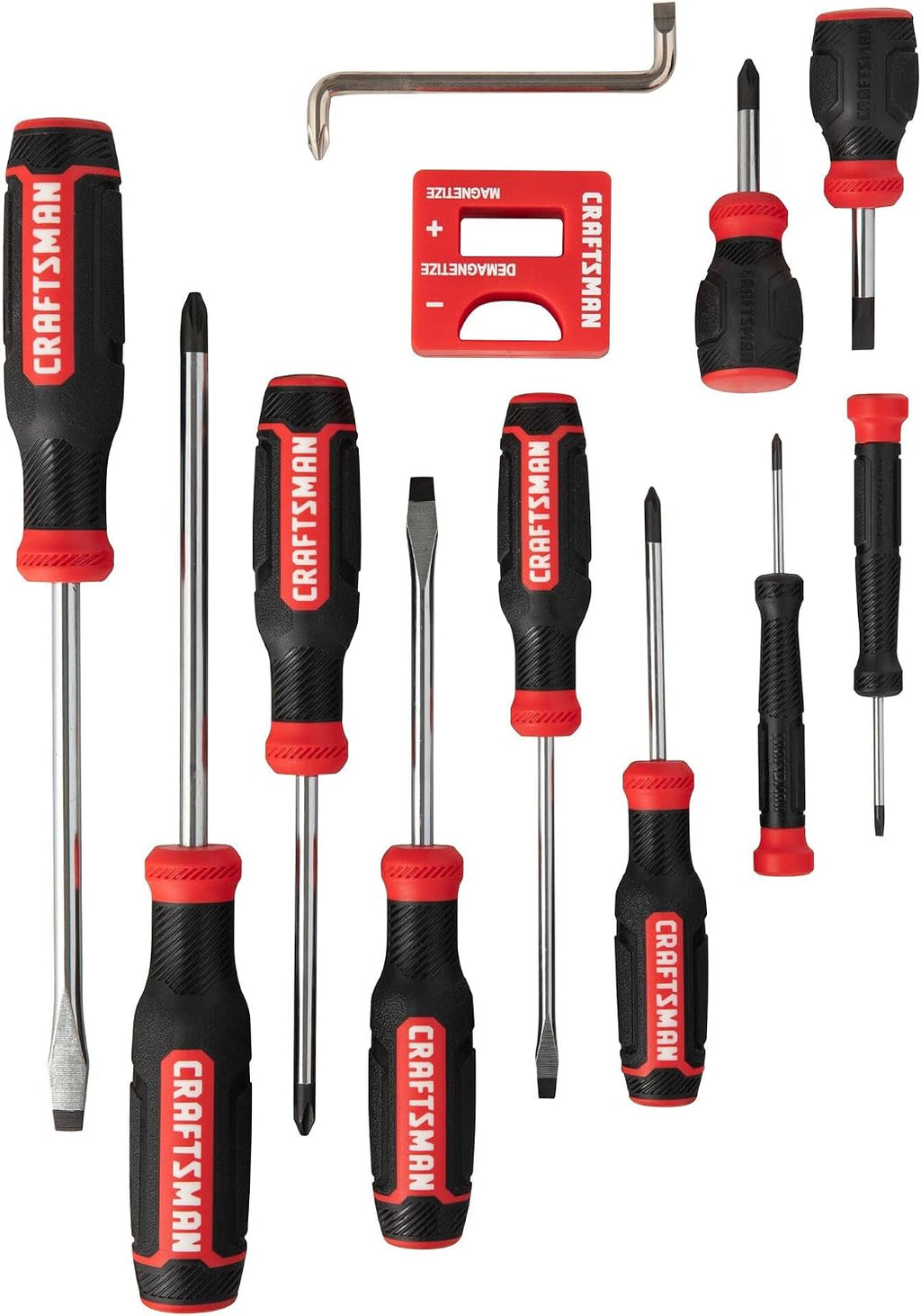 Juego de destornilladores CRAFTSMAN, bimaterial, 12 piezas (CMHT65071N)