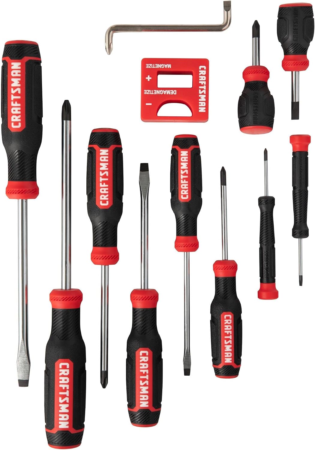 Juego de destornilladores CRAFTSMAN, bimaterial, 12 piezas (CMHT65071N)