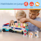 Melissa & Doug Camión de Bloques de Madera ABC de la Patrulla Canina (33 piezas)