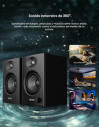 OHAYO - Altavoces para computadora de 60 W, Bluetooth 5.3, estéreo 2.0