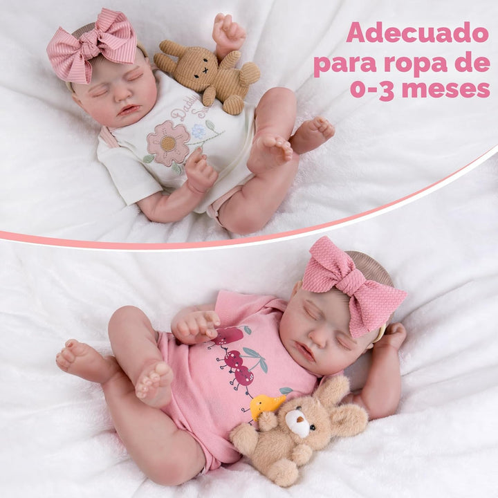 Aori Muñecas Reborn realistas \u2013 Niña durmiente recién nacida r...