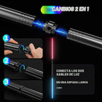 Lightasaber, espada recargable de juguete para niños, regalo de Navidad de Halloween, cosplay